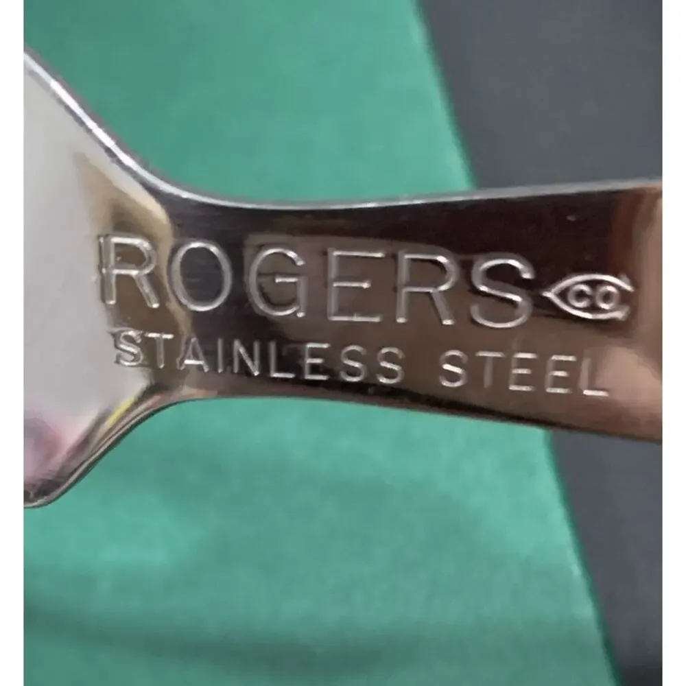 Rogers Stainless Steel Carving Knife & Fork in Box